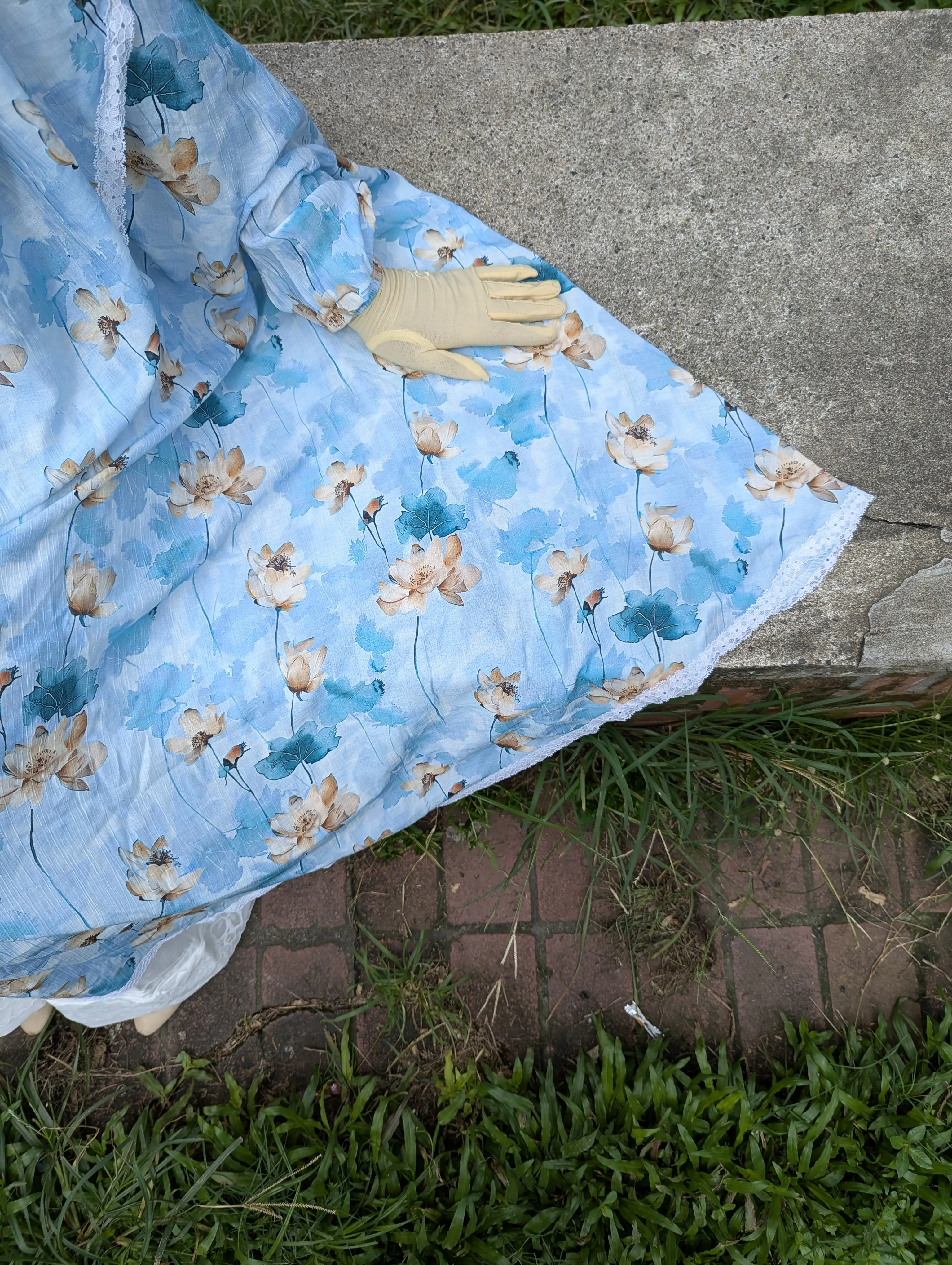 Sky Blue New Khimar